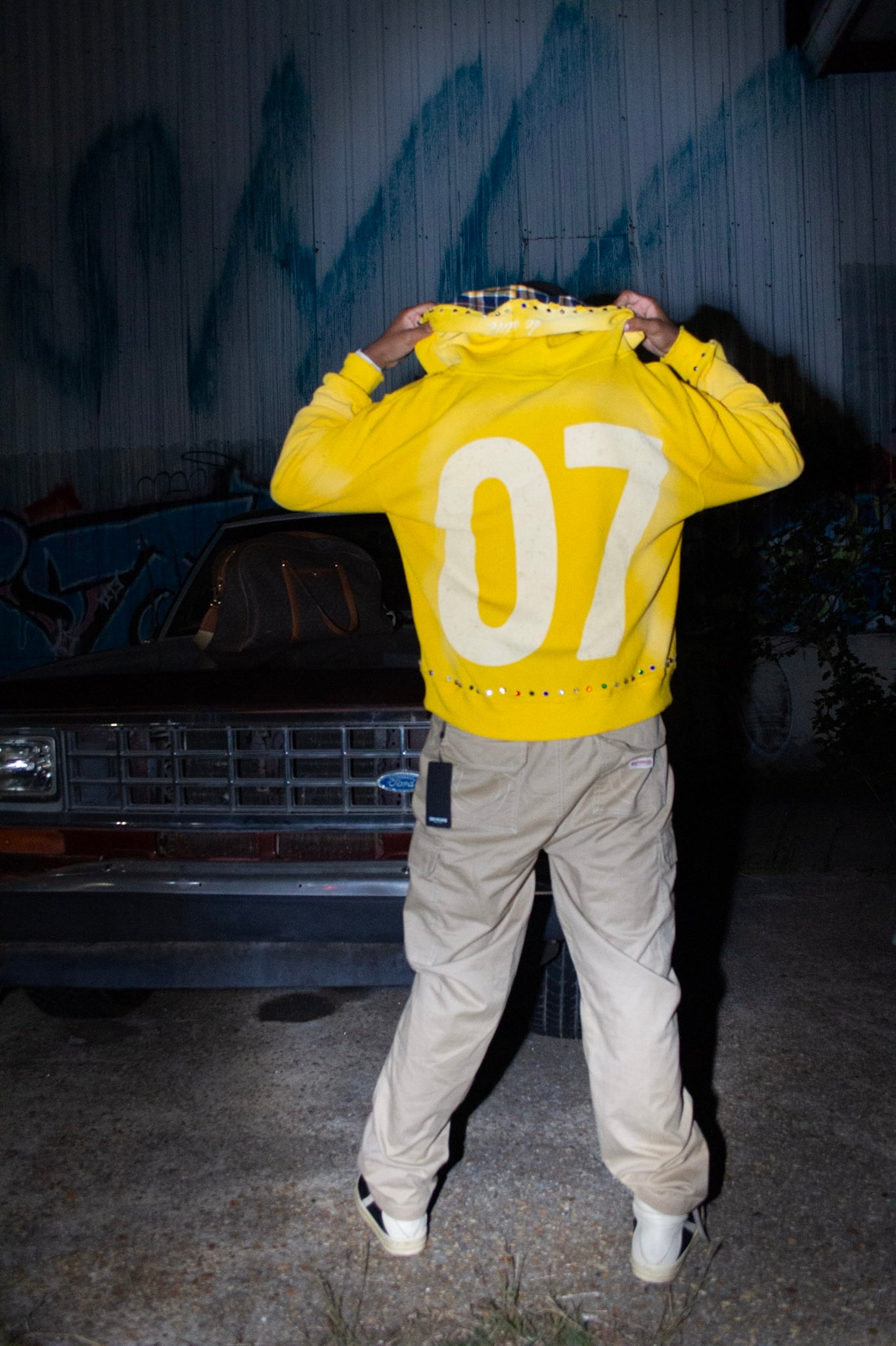 UNYIELD PAPERCHASIN ZIP UP "YELLOW"